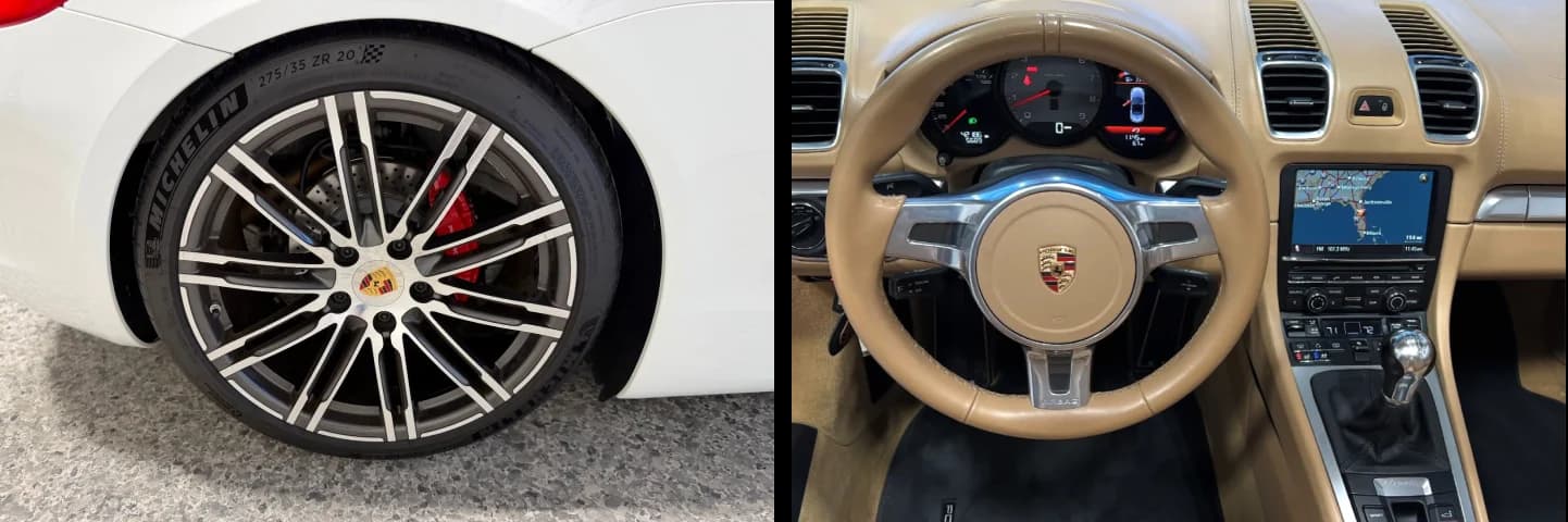 Felgi Sport Design i kierownica Porsche Boxstera 981