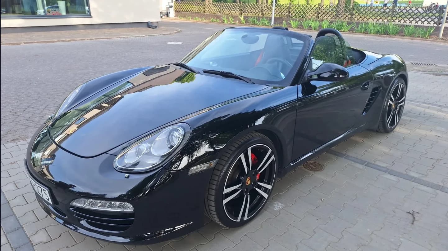 Porsche Boxster 987.2 z 2009 roku, czarny, ogłoszenie OTOMOTO